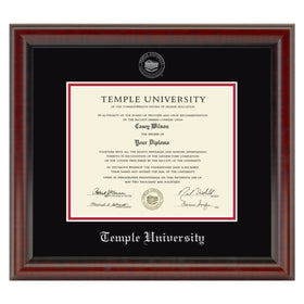 Temple Diploma Frame, the Fidelitas Shot #1