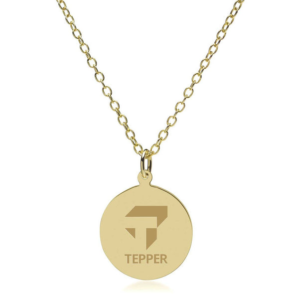 Tepper 18K Gold Pendant &amp; Chain Shot #2