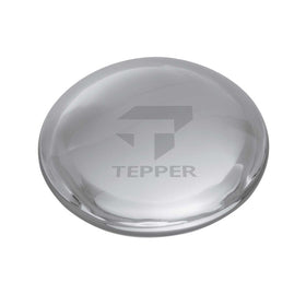 Tepper Glass Dome Paperweight by Simon Pearce Shot #1