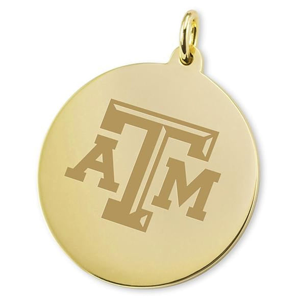 Texas A&amp;M 14K Gold Charm Shot #2