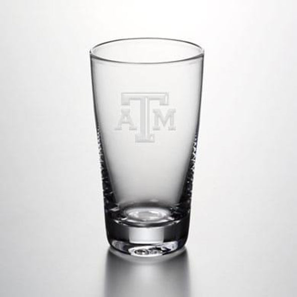 Texas A&amp;M Ascutney Pint Glass by Simon Pearce Shot #1