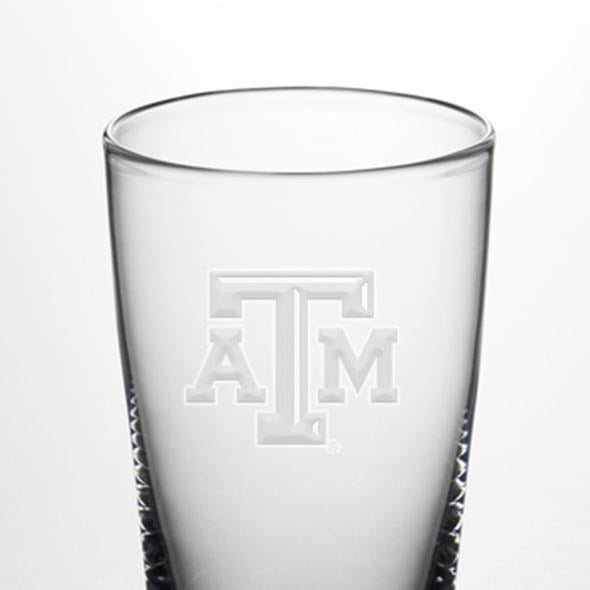 Texas A&amp;M Ascutney Pint Glass by Simon Pearce Shot #2