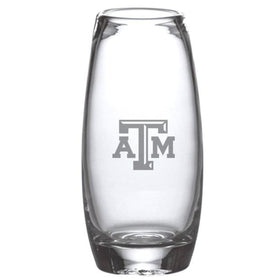Texas A&amp;M Glass Addison Vase by Simon Pearce Shot #1