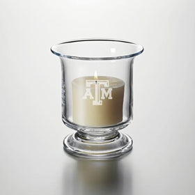 Texas A&amp;M Hurricane Candleholder by Simon Pearce Shot #1