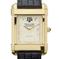 Texas A&M Men's Gold Quad with Leather Strap Shot #1