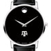 Texas A&M Men's Movado Museum with Leather Strap