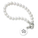 Texas A&M Pearl Bracelet with Sterling Silver Charm