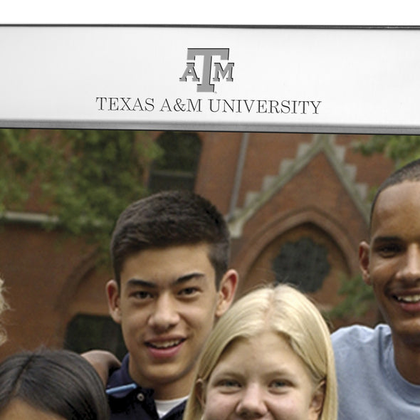 Texas A&amp;M Polished Pewter 8x10 Picture Frame Shot #2