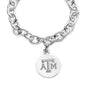 Texas A&M Sterling Silver Charm Bracelet Shot #2