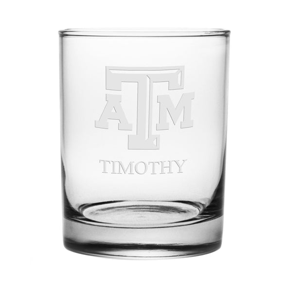 Texas A&amp;M Tumbler Glasses - Set of 2 Made in USA Shot #1
