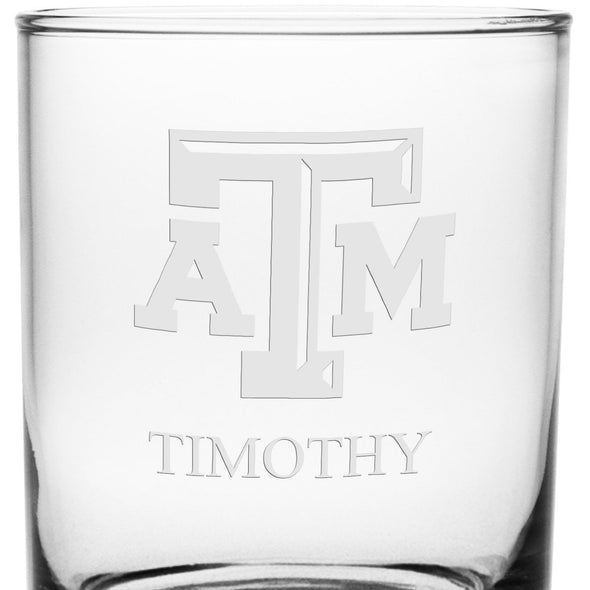 Texas A&amp;M Tumbler Glasses - Set of 2 Made in USA Shot #3