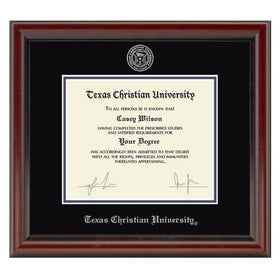 Texas Christian University Diploma Frame, the Fidelitas Shot #1