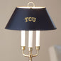Texas Christian University Lamp in Brass & Marble Shot #2