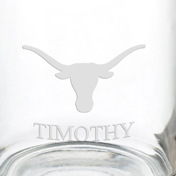 Texas Longhorns 13 oz Glass Coffee Mug Shot #3