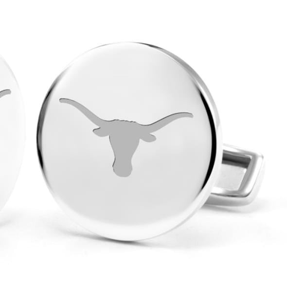 Texas Longhorns Cufflinks in Sterling Silver Shot #2