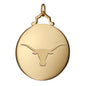 Texas Longhorns Monica Rich Kosann Round Charm in Gold with Stone Shot #2