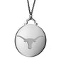 Texas Longhorns Monica Rich Kosann Round Charm in Silver with Stone Shot #2