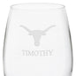 Texas Longhorns Red Wine Glasses - Set of 4 Shot #3