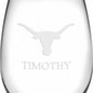 Texas Longhorns Stemless Wine Glasses Made in the USA - Set of 2 Shot #3