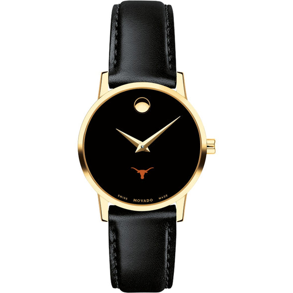 Texas Longhorns Women&#39;s Movado Gold Museum Classic Leather Shot #2