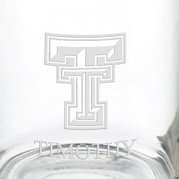 Texas Tech 13 oz Glass Coffee Mug Shot #3