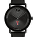 Texas Tech Men's Movado BOLD with Black Leather Strap