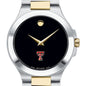 Texas Tech Men's Movado Collection Two-Tone Watch with Black Dial Shot #1