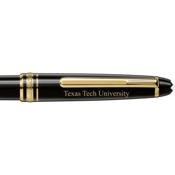 Texas Tech Montblanc Meisterstück Classique Ballpoint Pen in Gold Shot #2