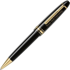 Texas Tech Montblanc Meisterstück LeGrand Ballpoint Pen in Gold Shot #1