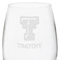 Texas Tech Red Wine Glasses - Set of 4 Shot #3