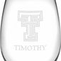 Texas Tech Stemless Wine Glasses Made in the USA - Set of 2 Shot #3