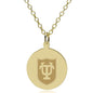Tulane 14K Gold Pendant & Chain Shot #1