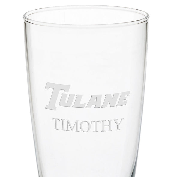 Tulane 20oz Pilsner Glasses - Set of 2 Shot #3