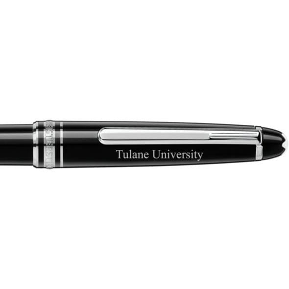 Tulane Montblanc Meisterstück Classique Ballpoint Pen in Platinum Shot #2