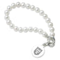 Tulane Pearl Bracelet with Sterling Silver Charm Shot #1