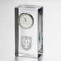 Tulane Tall Glass Desk Clock by Simon Pearce Shot #1