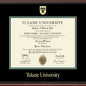 Tulane University Diploma Frame, the Fidelitas Shot #2