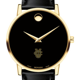 UC Irvine Men&#39;s Movado Gold Museum Classic Leather Shot #1