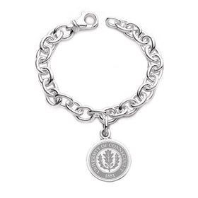 UConn Sterling Silver Charm Bracelet Shot #1