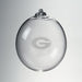 UGA Glass Ornament by Simon Pearce
