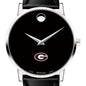 UGA Men's Movado Museum with Leather Strap Shot #1