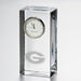 UGA Tall Glass Desk Clock by Simon Pearce