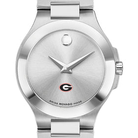UGA Women&#39;s Movado Collection Stainless Steel Watch with Silver Dial Shot #1