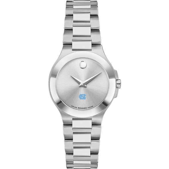 UNC Women&#39;s Movado Collection Stainless Steel Watch with Silver Dial Shot #2