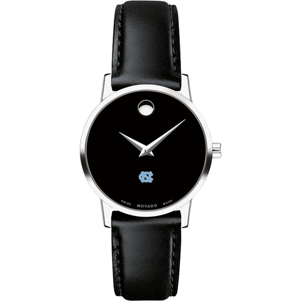 UNC Women&#39;s Movado Museum with Leather Strap Shot #2