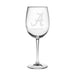 University of Alabama Red Wine Glasses - Set of 2 - Made in the USA