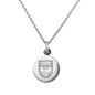 University of Chicago Necklace with Charm in Sterling Silver Shot #1