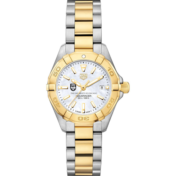 University of Chicago TAG Heuer Two-Tone Aquaracer for Women Shot #2
