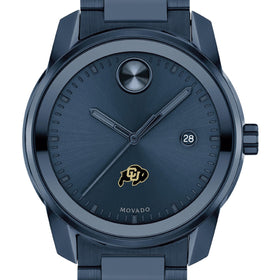 University of Colorado Men&#39;s Movado BOLD Blue Ion with Date Window Shot #1