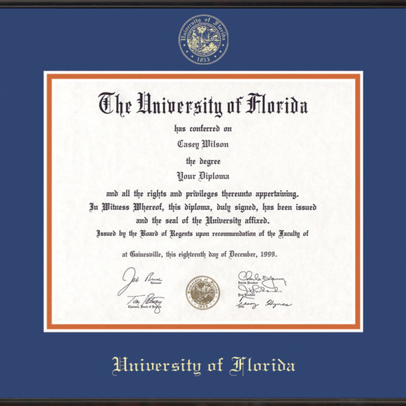University of Florida Diploma Frame, the Fidelitas Shot #2